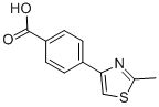 4-(2-Methyl-1,3-thiazol-4-yl)benzoic acidStructure,294620-60-3Structure 4-(2-Methyl-1,3-thiazol-4-yl)benzoic acid Structure,294620-60-3Structure