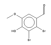 2,3-Dibromo-4-hydroxy-5-methoxybenzaldehydeStructure,2973-75-3Structure 2,3-Dibromo-4-hydroxy-5-methoxybenzaldehyde Structure,2973-75-3Structure