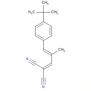 {(2E)-2-methyl-3-[4-(2-methyl-2-propanyl)phenyl]-2-propen-1-ylidene}malononitrile Structure,300364-84-5Structure