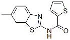 2-Thiophenecarboxamide,n-(6-methyl-2-benzothiazolyl)-Structure,301236-19-1Structure 2-Thiophenecarboxamide,n-(6-methyl-2-benzothiazolyl)- Structure,301236-19-1Structure