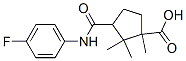 3-(4-氟苯基氨基甲?；?-1,2,2-三甲基環(huán)戊烷羧酸結(jié)構(gòu)式_304666-33-9結(jié)構(gòu)式