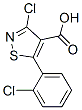 3-Chloro-5-(2-chlorophenyl)isothiazole-4-carboxylic acidStructure,306935-52-4Structure 3-Chloro-5-(2-chlorophenyl)isothiazole-4-carboxylic acid Structure,306935-52-4Structure
