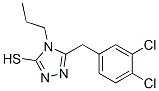 5-(3,4-Dichlorobenzyl)-4-propyl-1,2,4-triazole-3-thiolStructure,306936-92-5Structure 5-(3,4-Dichlorobenzyl)-4-propyl-1,2,4-triazole-3-thiol Structure,306936-92-5Structure