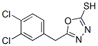 5-(3,4-Dichlorobenzyl)-1,3,4-oxadiazole-2-thiolStructure,306936-93-6Structure 5-(3,4-Dichlorobenzyl)-1,3,4-oxadiazole-2-thiol Structure,306936-93-6Structure