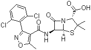 DicloxacillinStructure,3116-76-5Structure Dicloxacillin Structure,3116-76-5Structure