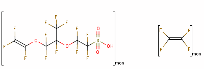 萘烷全氟化物離子交換樹脂結(jié)構(gòu)式_31175-20-9結(jié)構(gòu)式