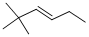 Trans-2,2-dimethyl-3-hexeneStructure,3123-93-1Structure Trans-2,2-dimethyl-3-hexene Structure,3123-93-1Structure