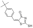 (5E)-5-(4-tert-Butylbenzylidene)-2-mercapto-1,3-thiazol-4(5H)-oneStructure,312607-49-1Structure (5E)-5-(4-tert-Butylbenzylidene)-2-mercapto-1,3-thiazol-4(5H)-one Structure,312607-49-1Structure