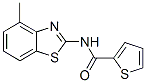 2-Thiophenecarboxamide,n-(4-methyl-2-benzothiazolyl)-Structure,312742-77-1Structure 2-Thiophenecarboxamide,n-(4-methyl-2-benzothiazolyl)- Structure,312742-77-1Structure