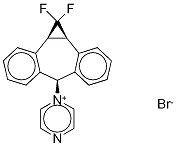 1,1-二氟環(huán)丙烷-1-二苯并環(huán)庚基吡嗪鎓溴化物結(jié)構(gòu)式_312905-15-0結(jié)構(gòu)式