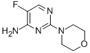 5-Fluoro-2-(4-morpholinyl)-4-pyrimidinamineStructure,312928-75-9Structure 5-Fluoro-2-(4-morpholinyl)-4-pyrimidinamine Structure,312928-75-9Structure