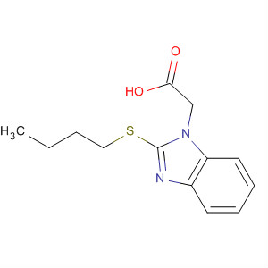 (2-Butylsulfanyl-benzoimidazol-1-yl)-acetic acidStructure,312929-75-2Structure (2-Butylsulfanyl-benzoimidazol-1-yl)-acetic acid Structure,312929-75-2Structure