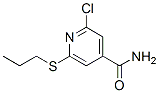 2-Chloro-6-(propylthio)-4-pyridinecarboxamideStructure,313269-84-0Structure 2-Chloro-6-(propylthio)-4-pyridinecarboxamide Structure,313269-84-0Structure