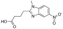 1-Methyl-5-nitro-1h-benzimidazole-2-butanoic acidStructure,31349-48-1Structure 1-Methyl-5-nitro-1h-benzimidazole-2-butanoic acid Structure,31349-48-1Structure