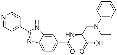 3-(乙基苯基氨基)-n-[[2-(4-吡啶)-1H-苯并咪唑-6-基]羰基]-L-丙氨酸結(jié)構(gòu)式_316833-27-9結(jié)構(gòu)式