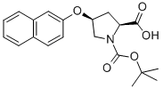 (2S,4s)-1-(tert-butoxycarbonyl)-4-(2-naphthyloxy)-2-pyrrolidinecarboxylic acid Structure,317357-42-9Structure
