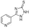 1,2-Dihydro-5-(3-pyridinyl)-3h-1,2,4-triazole-3-thioneStructure,32362-88-2Structure 1,2-Dihydro-5-(3-pyridinyl)-3h-1,2,4-triazole-3-thione Structure,32362-88-2Structure