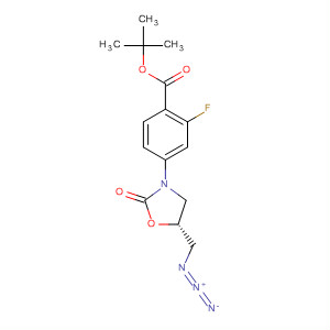 Tert-butyl 4-(5-azidomethyl-2-oxo-oxazolidin-3-yl)-2-fluoro-benzoateStructure,324789-00-6Structure Tert-butyl 4-(5-azidomethyl-2-oxo-oxazolidin-3-yl)-2-fluoro-benzoate Structure,324789-00-6Structure