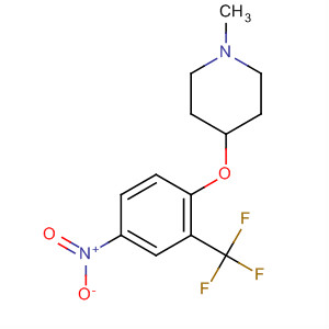 4-(N-methylpiperidin-4-yl)oxy-3-trifluoromethyl-1-nitrobenzene
Structure,325457-78-1Structure 4-(N-methylpiperidin-4-yl)oxy-3-trifluoromethyl-1-nitrobenzene
Structure,325457-78-1Structure