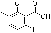 2-Chloro-6-fluoro-3-methylbenzoic acidStructure,32890-89-4Structure 2-Chloro-6-fluoro-3-methylbenzoic acid Structure,32890-89-4Structure