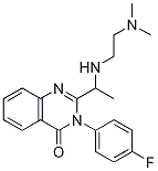 2-(1-(2-(Dimethylamino)ethylamino)ethyl)-3-(4-fluorophenyl)quinazolin-4(3h)-oneStructure,329190-50-3Structure 2-(1-(2-(Dimethylamino)ethylamino)ethyl)-3-(4-fluorophenyl)quinazolin-4(3h)-one Structure,329190-50-3Structure