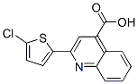 2-(5-Chlorothiophen-2-yl)quinoline-4-carboxylic acidStructure,329222-93-7Structure 2-(5-Chlorothiophen-2-yl)quinoline-4-carboxylic acid Structure,329222-93-7Structure