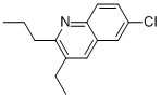 6-Chloro-3-ethyl-2-propylquinolineStructure,3299-46-5Structure 6-Chloro-3-ethyl-2-propylquinoline Structure,3299-46-5Structure