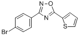 3-(4-Bromophenyl)-5-(thiophen-2-yl)-1,2,4-oxadiazoleStructure,330459-34-2Structure 3-(4-Bromophenyl)-5-(thiophen-2-yl)-1,2,4-oxadiazole Structure,330459-34-2Structure