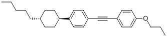Trans-1-(4-pentylcyclohexyl)-4-(2-(4-propoxyphenyl)ethynyl)benzeneStructure,334826-61-8Structure Trans-1-(4-pentylcyclohexyl)-4-(2-(4-propoxyphenyl)ethynyl)benzene Structure,334826-61-8Structure