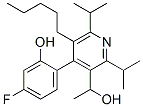 3-Pyridinemethanol, 4-(4-fluoro-2-hydroxyphenyl)-α-methyl-2,6-bis(1-methylethyl)-5-pentyl-Structure,334992-00-6Structure 3-Pyridinemethanol, 4-(4-fluoro-2-hydroxyphenyl)-α-methyl-2,6-bis(1-methylethyl)-5-pentyl- Structure,334992-00-6Structure
