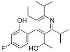 5-乙基-4-(4-氟-2-羥基苯基)-a-甲基-2,6-雙(1-甲基乙基)-3-吡啶甲醇結(jié)構(gòu)式_334992-03-9結(jié)構(gòu)式