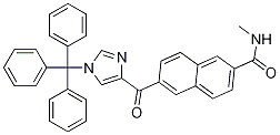 N-methyl-6-(1-trityl-1h-imidazole-4-carbonyl)-2-naphthamideStructure,337521-39-8Structure N-methyl-6-(1-trityl-1h-imidazole-4-carbonyl)-2-naphthamide Structure,337521-39-8Structure