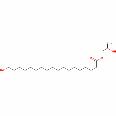 Hydroxyoctadecanoic acid, monoester with propane-1,2-diolStructure,33907-47-0Structure Hydroxyoctadecanoic acid, monoester with propane-1,2-diol Structure,33907-47-0Structure