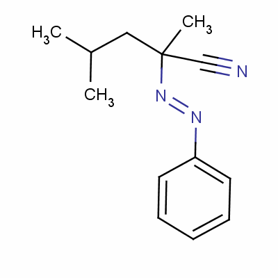 2,4-Dimethyl-2-phenyldiazenylpentanenitrileStructure,34372-09-3Structure 2,4-Dimethyl-2-phenyldiazenylpentanenitrile Structure,34372-09-3Structure