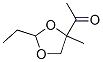 Ethanone,1-(2-ethyl-4-methyl-1,3-dioxolan-4-yl)-(9ci)Structure,344294-33-3Structure Ethanone,1-(2-ethyl-4-methyl-1,3-dioxolan-4-yl)-(9ci) Structure,344294-33-3Structure