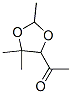 Ethanone,1-(2,5,5-trimethyl-1,3-dioxolan-4-yl)-(9ci)Structure,344294-34-4Structure Ethanone,1-(2,5,5-trimethyl-1,3-dioxolan-4-yl)-(9ci) Structure,344294-34-4Structure