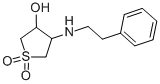 1,1-Dioxo-4-phenethylamino-tetrahydro-1lambda6-thiophen-3-olStructure,347364-75-4Structure 1,1-Dioxo-4-phenethylamino-tetrahydro-1lambda6-thiophen-3-ol Structure,347364-75-4Structure