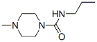 1-Piperazinecarboxamide,4-methyl-n-propyl-(9ci)Structure,348594-44-5Structure 1-Piperazinecarboxamide,4-methyl-n-propyl-(9ci) Structure,348594-44-5Structure