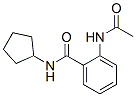 Benzamide,2-(acetylamino)-n-cyclopentyl-(9ci)Structure,348614-32-4Structure Benzamide,2-(acetylamino)-n-cyclopentyl-(9ci) Structure,348614-32-4Structure