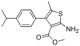 Methyl 2-amino-4-(4-isopropylphenyl)-5-methyl-3-thiophenecarboxylateStructure,350990-04-4Structure Methyl 2-amino-4-(4-isopropylphenyl)-5-methyl-3-thiophenecarboxylate Structure,350990-04-4Structure