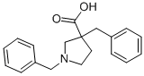 1,3-Dibenzyl-3-pyrrolidinecarboxylic acidStructure,351371-00-1Structure 1,3-Dibenzyl-3-pyrrolidinecarboxylic acid Structure,351371-00-1Structure