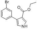 4-(3-Bromophenyl)-1h-pyrrole-3-carboxylic acid ethyl esterStructure,352616-22-9Structure 4-(3-Bromophenyl)-1h-pyrrole-3-carboxylic acid ethyl ester Structure,352616-22-9Structure