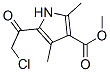 1H-pyrrole-3-carboxylic acid,5-(chloroacetyl)-2,4-dimethyl-,methyl ester (9ci)Structure,356568-77-9Structure 1H-pyrrole-3-carboxylic acid,5-(chloroacetyl)-2,4-dimethyl-,methyl ester (9ci) Structure,356568-77-9Structure