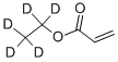 Ethyl-d5 acrylate (stabilized with approx. 20 ppm monoethyl ether hydroquinone)Structure,35717-06-7Structure Ethyl-d5 acrylate (stabilized with approx. 20 ppm monoethyl ether hydroquinone) Structure,35717-06-7Structure