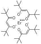 Tris(2,2,6,6tetramethyl-3,5-heptanedionato)erbium(Ⅲ) Structure,35733-23-4Structure