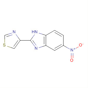 6-硝基-2-(4-噻唑)-1H-苯并咪唑結(jié)構(gòu)式_3575-05-1結(jié)構(gòu)式