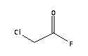 氯乙酰氟結(jié)構(gòu)式_359-14-8結(jié)構(gòu)式