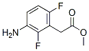 Benzeneacetic acid, 3-amino-2,6-difluoro-, methyl esterStructure,361336-80-3Structure Benzeneacetic acid, 3-amino-2,6-difluoro-, methyl ester Structure,361336-80-3Structure