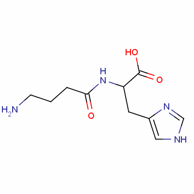 n-(4-氨基-1-氧代丁基)-L-組氨酸結(jié)構(gòu)式_3650-73-5結(jié)構(gòu)式