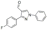 3-(4-Fluorophenyl)-1-phenyl-1H-pyrazole-4-carbaldehydeStructure,36640-40-1Structure 3-(4-Fluorophenyl)-1-phenyl-1H-pyrazole-4-carbaldehyde Structure,36640-40-1Structure